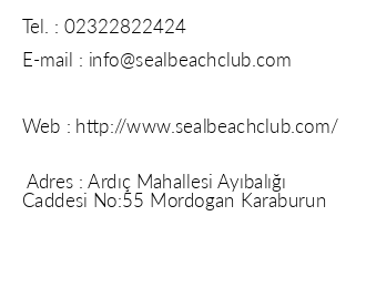 Seal Beach Club iletiim bilgileri